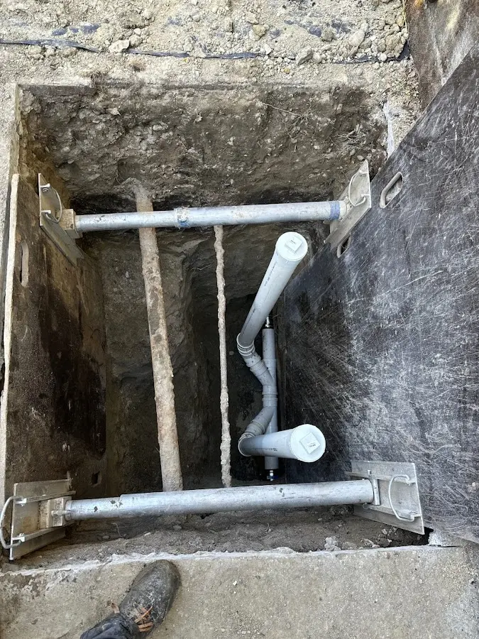 Experienced plumber completing Gas Line Repair work in Gaines